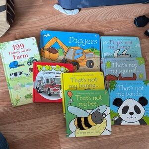 Born Colorful Touch-and-Feel Board Book Set - Blue, Yellow, Green, Red, White